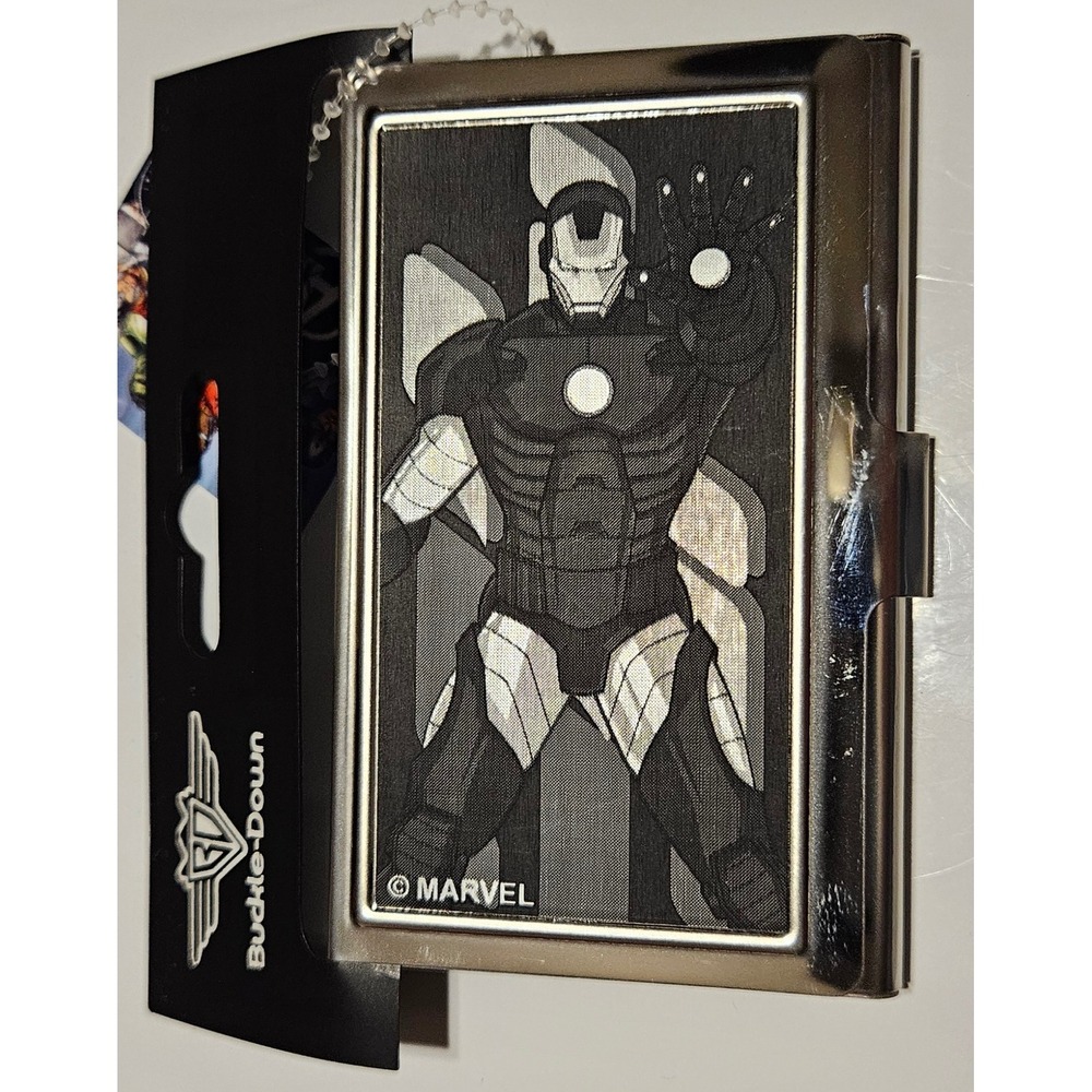 Marvel Iron‎ Man Buckle-Down Business Card Case Holder - New!